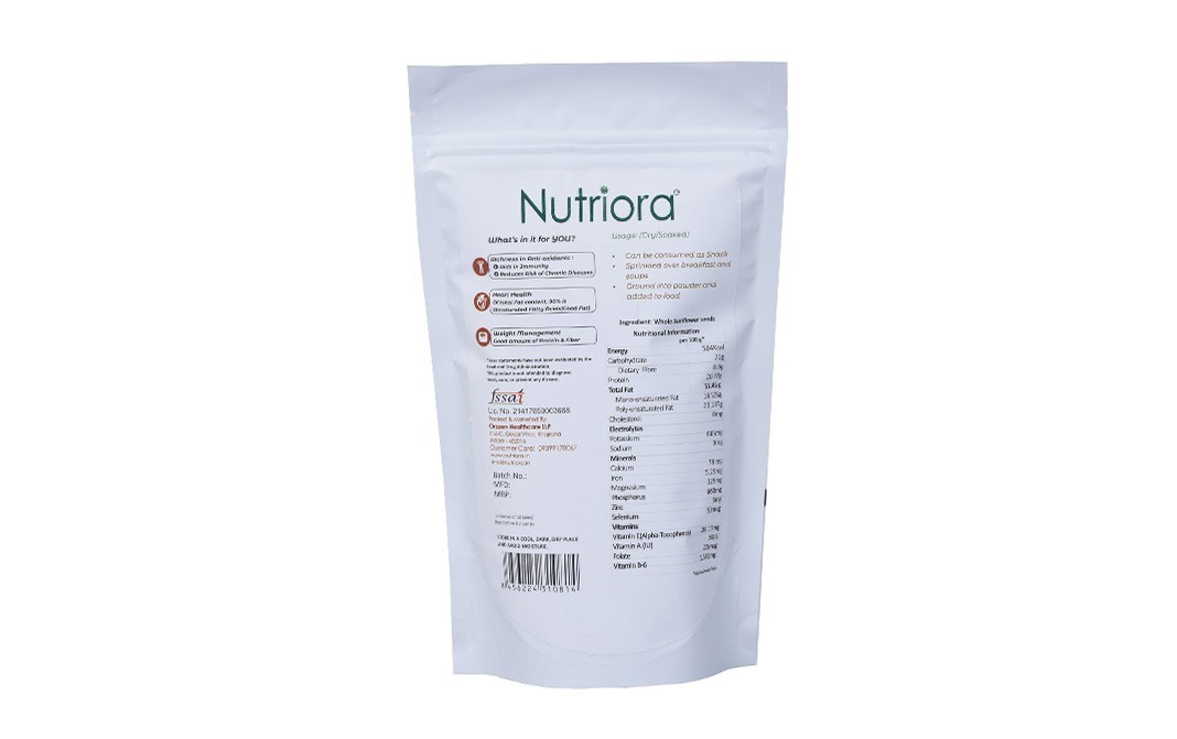 Nutriora Sunflower Seeds    Pack  200 grams